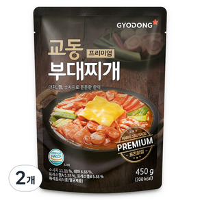 교동식품 프리미엄 부대찌개, 450g, 2개