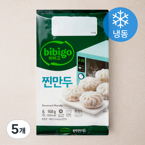 비비고 찐만두 (냉동), 168g, 5개