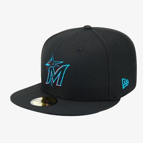 뉴에라 남녀공용 59FIFTY 어센틱 마이애미 말린스 MLB 모자