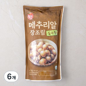 정원 메추리알 장조림, 1kg, 6개