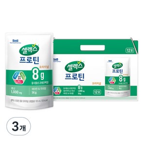 셀렉스 프로틴 파우치 음료 오리지널, 125ml, 36개