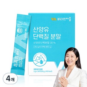 비타민마을 산양유 단백질 분말 30p, 60g, 4개