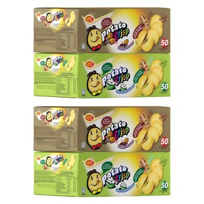 윈윈푸드 포테이토 크리스프 스낵 바베큐맛 50p + 사워크림맛 50p, 2세트