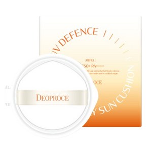 [비건뷰티] 디오프러스 유브이 디펜스 올 데이 선 쿠션 SPF50+ PA++++ 리필용, 1개, 25g