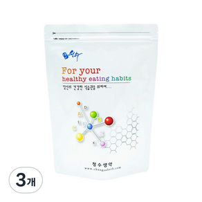 청수생약 도토리묵 가루, 1kg, 3개