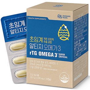 대상웰라이프 초임계 알티지 오메가3 30.9g