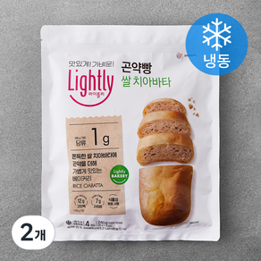 라이틀리 곤약빵 쌀 치아바타 4개입 (냉동), 240g, 2개