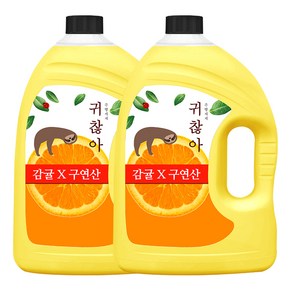 아토세이프 귀찮아 주방세제 감귤향, 3L, 2개