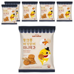 핑크퐁 아기상어 미니약과, 110g, 6개