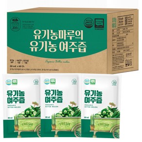 유기농마루 유기농 여주즙 60p, 1개, 4.8L