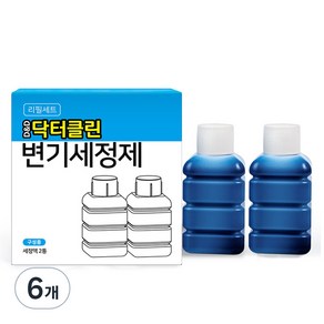 디앤디 닥터클린 99.9 리필용 변기세정액, 100ml, 6개