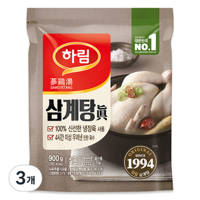 하림 삼계탕, 3개, 900g