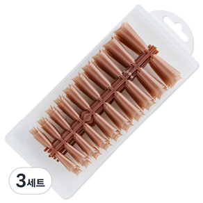 메이브라운 컬러 네일팁 240pcs 스퀘어반팁 세트 M11075