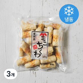 와카메 미니찌꾸와 봉어묵 (냉동), 500g, 3개