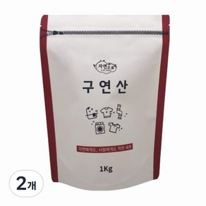 자연으로 구연산, 1kg, 2개