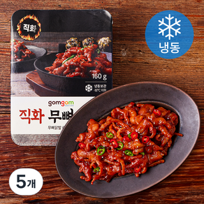 곰곰 직화무뼈닭발 (냉동), 160g, 5개