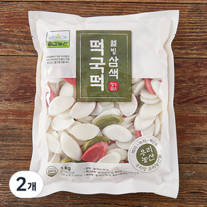 칠갑농산 웰빙삼색 떡국떡, 1kg, 2개