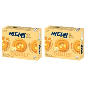 해태제과 버터링 골드, 194g, 2개