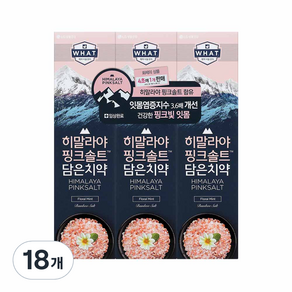 히말라야핑크솔트 담은 치약 플로럴, 18개, 100g