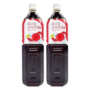 윤고집 오미자청, 2개, 1.5L