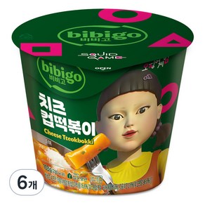 비비고 치즈 컵떡볶이, 108g, 6개