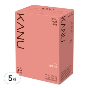 카누 돌체 라떼, 17.3g, 24개입, 5개