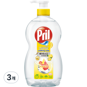 프릴 시크릿오브 베이킹소다 퓨어레몬향 주방세제, 700ml, 3개