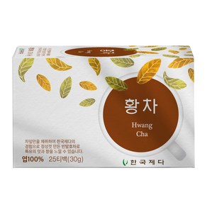 한국제다 황차 25티백, 1.2g, 25개입, 1개