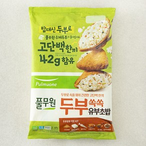 풀무원 두부쏙쏙 유부초밥, 465g, 1개