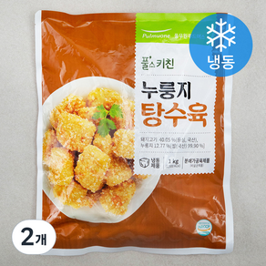 풀무원 풀스키친 누룽지 탕수육 (냉동), 1kg, 2개