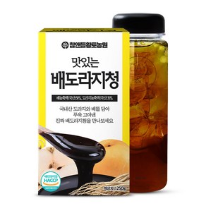 황토농원 맛있는 배도라지청 250g + 보틀, 1개입, 1세트