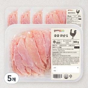곰곰 닭안심 (냉장), 600g, 5개