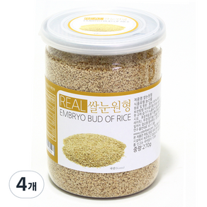 컬러푸드 쌀눈원형, 270g, 4개