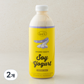 볼비 플레인 두유요거트, 1L, 1개입, 2개