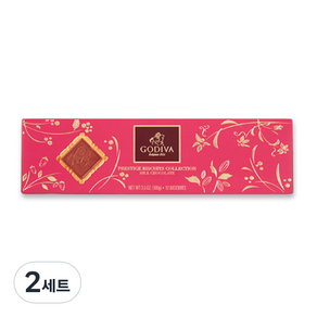 고디바 프레스티지 레이디 밀크 비스킷 컬렉션 초콜릿 12p 세트, 100g, 2세트