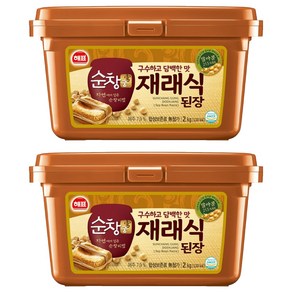 순창궁 재래식 된장, 2kg, 2개