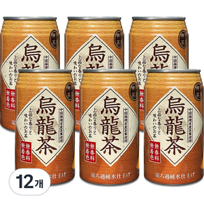 토미나가 고베 사보 우롱차 캔, 340ml, 1개입, 12개