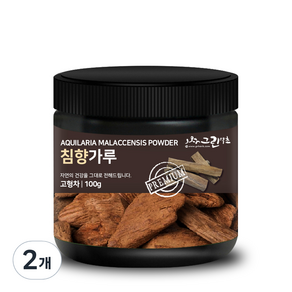 그린약초 침향가루 침향분말, 2개, 100g