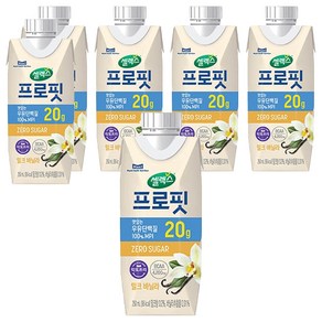 셀렉스 프로핏 우유단백질 밀크 바닐라, 250ml, 6개