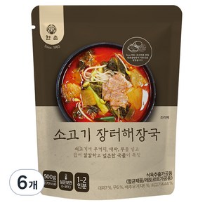 한촌 소고기 장터해장국, 6개, 500g