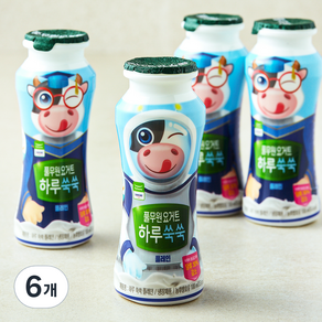 풀무원 요거트 하루 쑥쑥 플레인, 100ml, 4개입, 6개