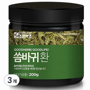 조은약초 프리미엄 씀바귀환, 3개, 200g