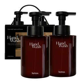헤트라스 퍼퓸 버블 핸드워시 호텔우드, 515ml, 2개