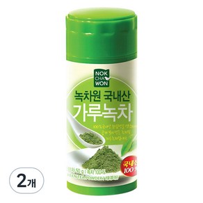 녹차원 국내산가루녹차, 50g, 2개