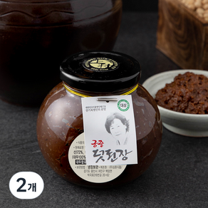 권기옥 명인 웃말 궁중 덧된장, 450g, 2개