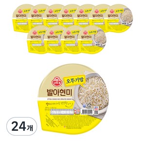 맛있는 오뚜기밥 발아현미, 210g, 24개