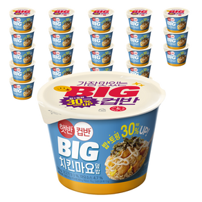 햇반 컵반 BIG 치킨마요 덮밥, 313g, 24개