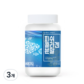 건강스토리 피쉬콜라겐 분말, 3개, 200g