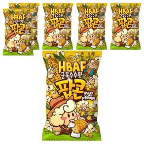 바프 군옥수수맛 팝콘, 80g, 6개