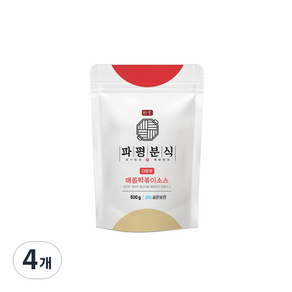 파평분식 떡볶이 소스 분말 매콤한맛, 500g, 4개